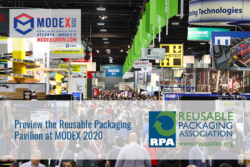 Reusable packaging pavilion at MODEX 2020