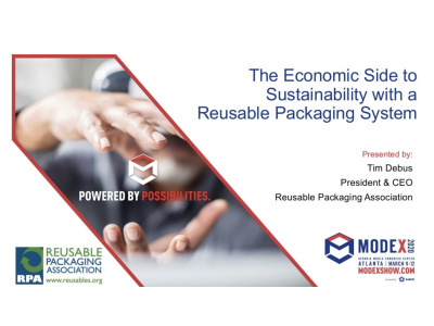 The Economic Side to Sustainability with a Reusable Packaging System