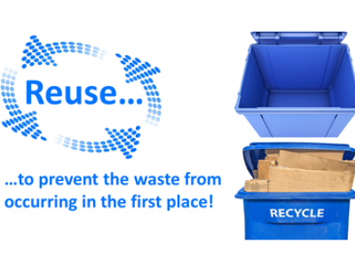 Reuse More to Recycle Less for Greater Impact on Waste