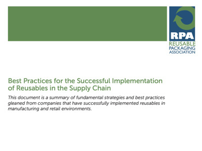 Best Practices for the Successful Implementation of Reusables in the Supply Chain