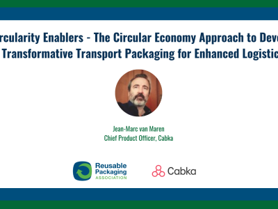 Video: Circularity Enablers - The Circular Economy Approach to Develop Transformative Transport Packaging for Enhanced Logistics (PACK EXPO 2022 Learning Center)