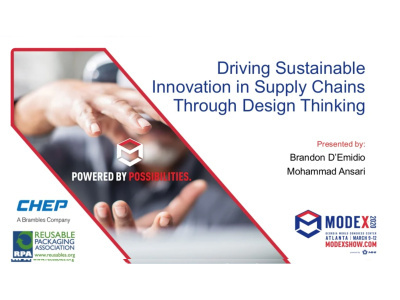 Driving Sustainable Innovation in Supply Chains Through Design Thinking