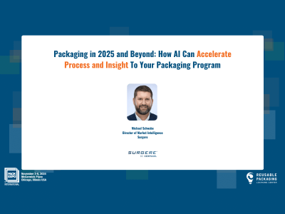 Video: Packaging in 2025 and Beyond: How AI Can Accelerate Process and Insight To Your Packaging Program