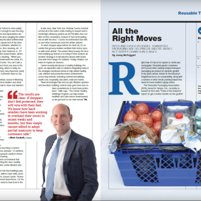 Progressive Grocer Article: All the Right Moves – RPCs and Other Reusable Transport Packaging Are Helping Retailers Tackle Key Supply Chain Challenges